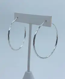 925 Sterling Silver Hoop Earrings 