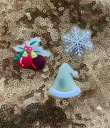 Croc charm glow-in-the-dark Christmas