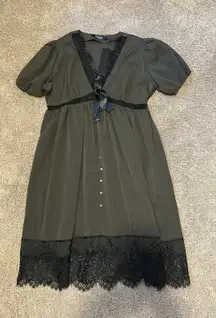 Disturbia Green Dress