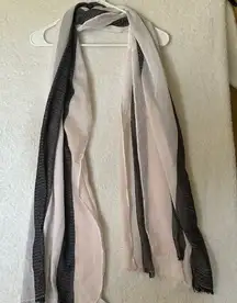 Calvin Klein Black and Blush Pink Scarf