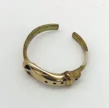 Sterling Silver Toe Ring Adjustable Buckle Design NWT