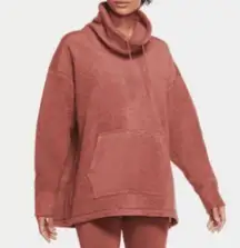 Nike Therma Fleece Funnel Neck Maroon DM1621-652 Cowl Large Sweater Pullover