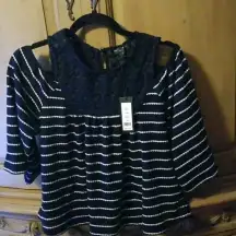 Romeo & Juliet Navy/white