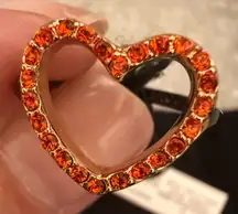 MARC BY MARC JACOBS Annabelle Pave Heart Ring Love Present Gift Size 6