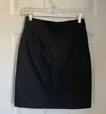 NWT Misha Nonoo black mini skirt pencil academia Small