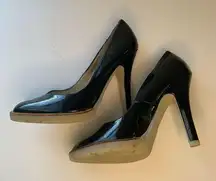 Chinese Laundry  Black Heels Hipster Size 7M