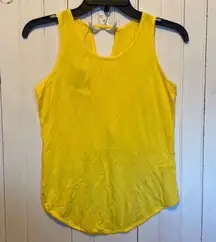 Halara Athletic Tank Too Butterscotch Yellow Size M