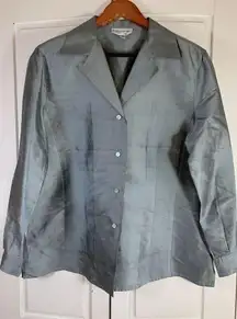 VTG Emanuel Emanuel Ungaro Silk Blouse Blazer Size 14 Mother Of The Bride STAINS