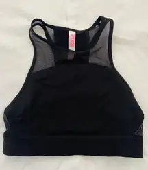 VS pink Mesh Halter Top Sports Bra 