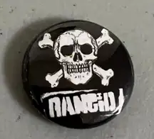 Rancid Punk Rock Band Skull Fashion Pin Brooch 💀