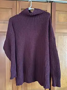 Aerie Oversized Turtleneck Sweater