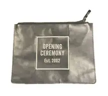 Opening ceremony envelope style bag with zipper top