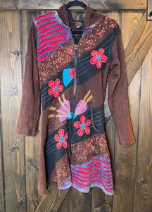 RISING INTERNATIONAL NEPAL HOODIE LONG JACKET