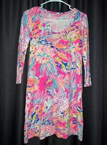 Lilly Pulitzer Devon Dress in Tiki Pink Size XXS