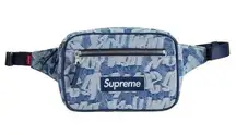 Supreme Fat Tip Jacquard Denim Waist Belt Unisex Bag Authentic Perfect Condition