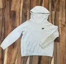 Nike Light Gray Pullover Hoodie