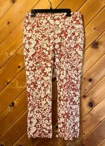 Patagonia vintage rust floral beach comber pants