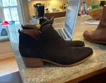 Black Suede Bootie