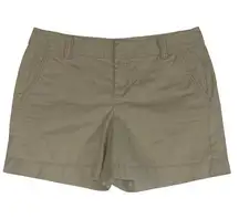 Caslon Women’s Caslon Cotton Khaki Shorts Size 4