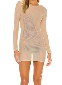 Like New. H:ours Kilara Mini Dress in Nude