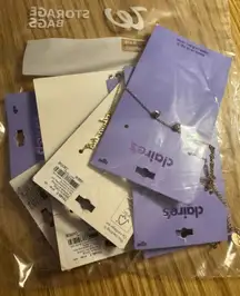 Claire’s Aquarius earring and necklace lots