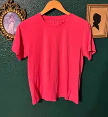 Lululemon Pink T-Shirt Relaxed Sz Medium
