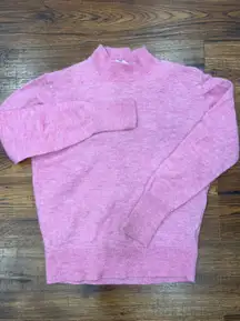 Pink Wool Alpaca Long sleeves Sweater Sz S