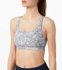 LULULEMON ENERGY SPORTS BRA SUMMER SHADE MULTI GREY