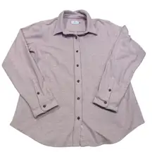 7 DIAMONDS Womens Generation Shacket Long Sleeve Heathered Mauve/Oat XL Luxe