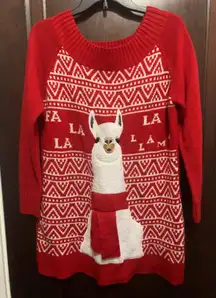 Christmas Llama Ugly Sweater