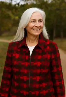 Emil Rutenberg Vintage Red Black Wool Mohair Blend Jacket Size M EUC!!