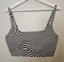 Vitality x Cosmopolitan Ascend Scoop Bra+ Wavelength Cosmopolitan XL Gray White