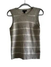 Saks 5th Avenue Striped Cashmere Shell Size M