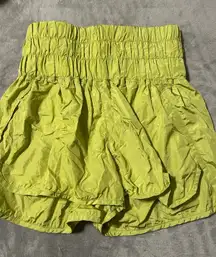 Free People Yellow Green Shorts