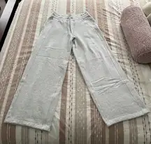 Mid Rise Wide Leg Scuba Sweatpant