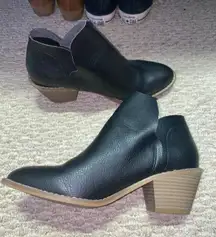 Target Black Heeled Booties