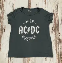 AC/DC HIGH VOLTAGE GREY T SHIRT