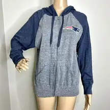 NFL New England Patriots Full Zip Hoodie Sweatshirt