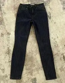 Women’s Black w/Brown Stripes Unpublished Jeans