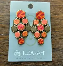 Jilzarah dangly clay earrings