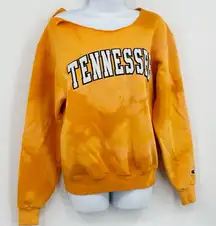 Champion Tennessee Volunteers Custom Bleach Splatter Sweatshirt Size Medium