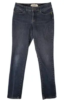 Nine West Jeans Womens 6 Blue Vac Freedom Skinny Denim Cotton Stretch Casual