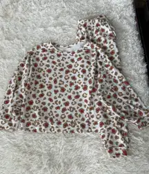 Secret Treasures Leopard Print Lounge Set Plus Size Loungewear‎ Pajamas