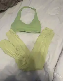 Lime & lemon workout set