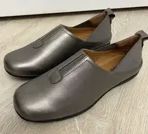 Comfort View Adira Flat Shoe Gunmetal Size 8WW