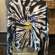 Minnesota Vikings Tommy Hilfiger Tie Dye Sweatshirt NWT