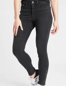 SCULPTEK Denim Side Ankle Zipper Detail Size 6 Charcoal Wash