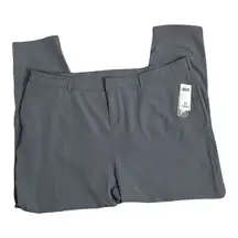 Women 32 Degrees Cool Silver Gray Pants Zipper Pockets Plus Size 20