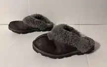 UGG Women's Charcoal Sheepskin Slippers women size 7