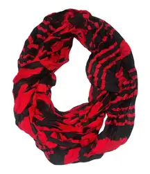 Express Red/Black Infinity Scarf